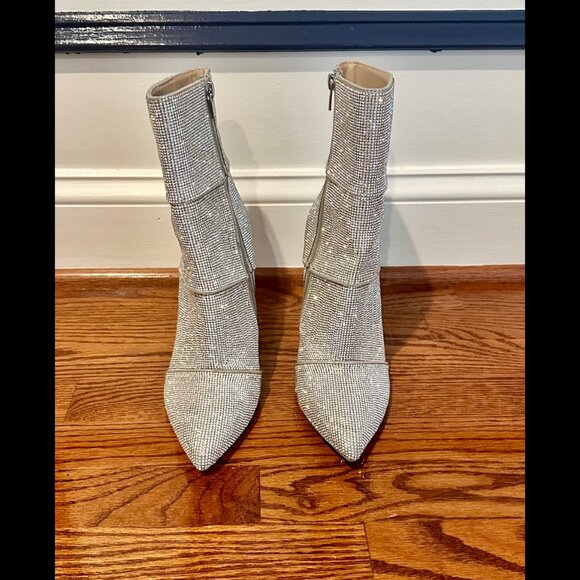 Steve Madden Winona Rhinestone Boots Size 8 - Picture 6 of 9